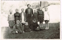 klasa III szkoly podstawowej w Dziadowicach 1958